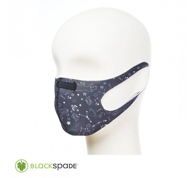 BLACKSPADE Çocuk Koruyucu Maske Uzay Desen S1…