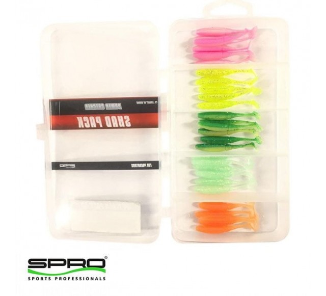 SPRO Micro Shad 50 Flash Pack Silikon Yem 1/30