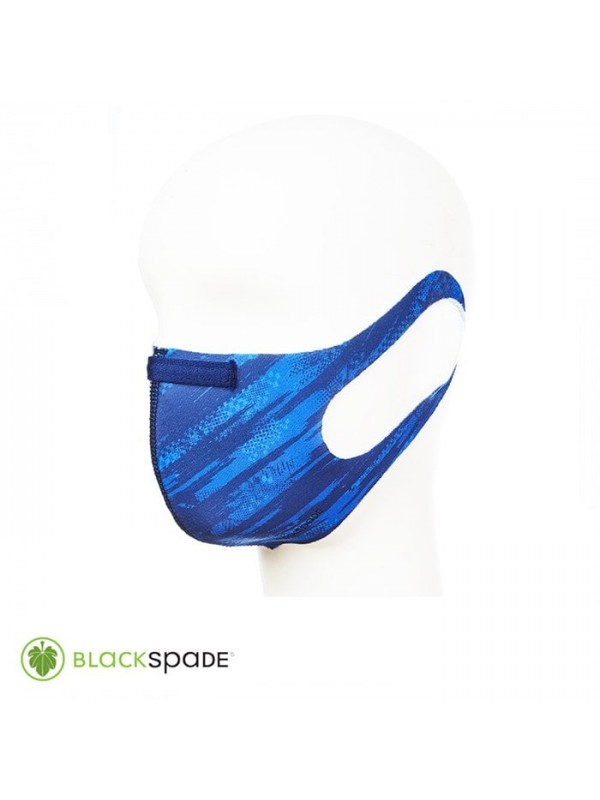 BLACKSPADE Unisex Koruyucu Maske Yarış Desen…