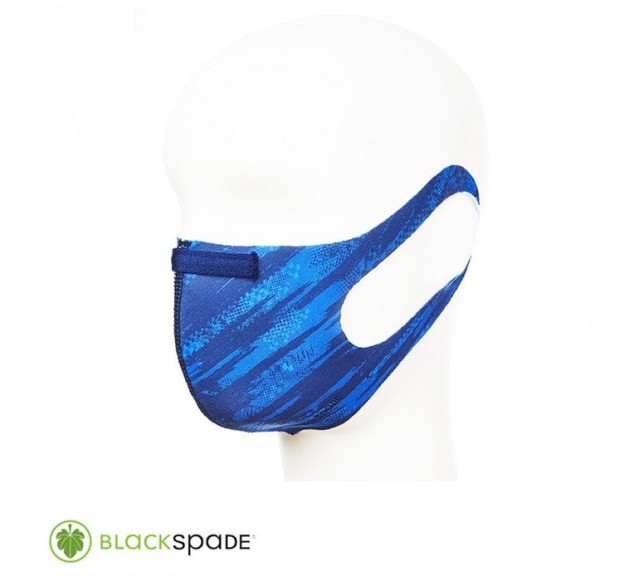 BLACKSPADE Unisex Koruyucu Maske Yarış Desen…