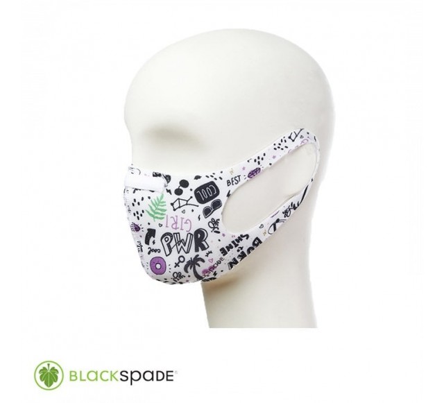 BLACKSPADE Çocuk Koruyucu Maske Sevgi-Aşk Desen S2…