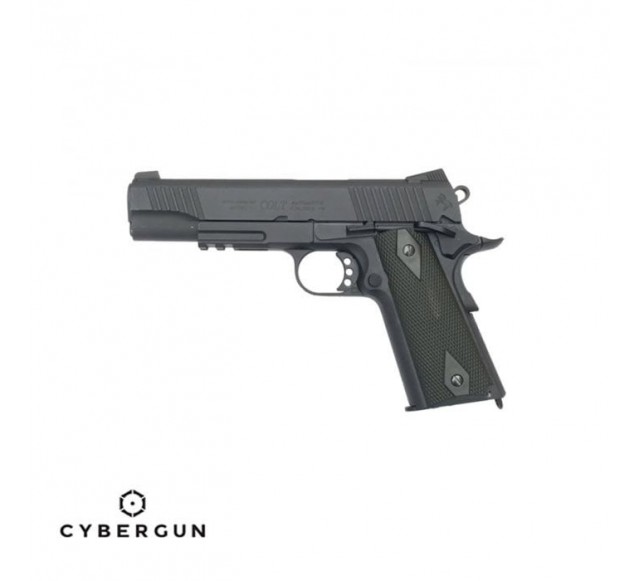 CYBERGUN Colt 1911 GBB Mat Siyah Airsoft Tabanca…