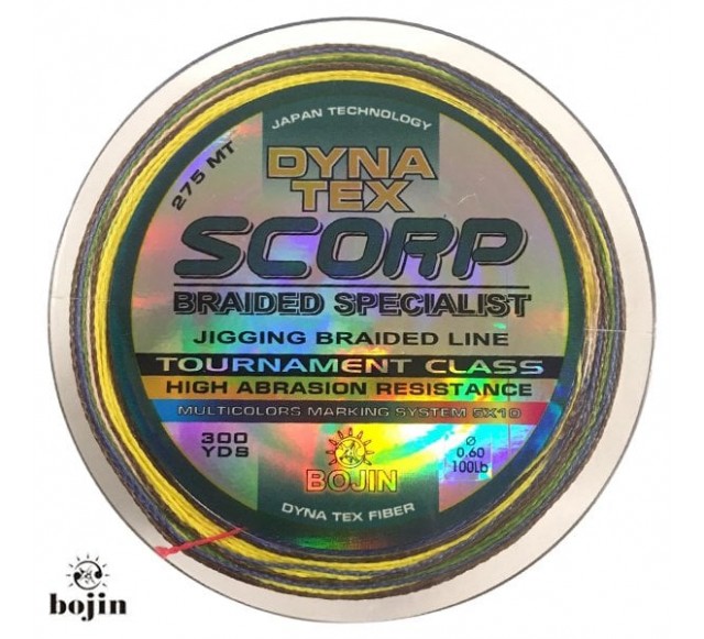 DFT Bojin Scorp Jigging Braided Line 0.60mm…