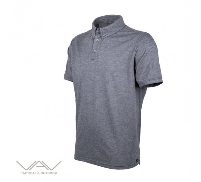 VAV Tlac-01 Polo Yaka Tişört - Gri