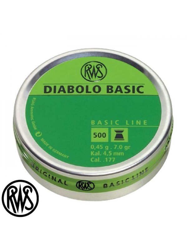 RWS Diabolo Basic 4,5M 0,45G Havalı Saçma *500…