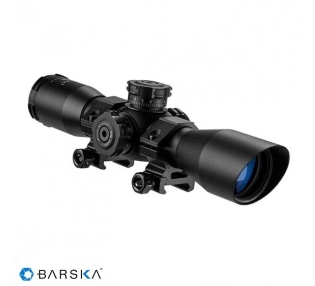 BARSKA CONTOUR 4X32 IR MIL DOT Tüfek Dürbünü…