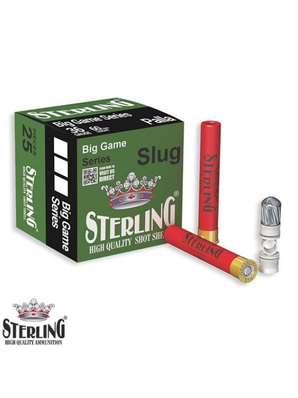 STERLING 36 Cal. Slug Tek Kurşun Av Fişeği…