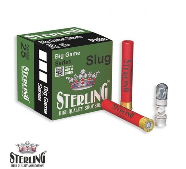 STERLING 36 Cal. Slug Tek Kurşun Av Fişeği…