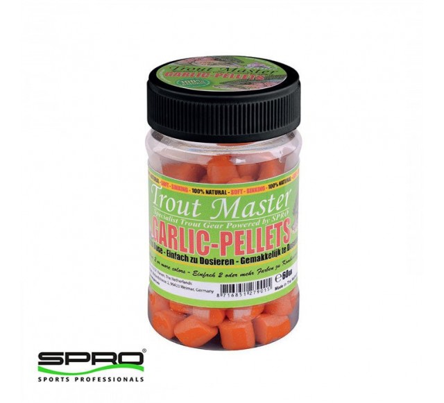 SPRO TM Garlic-Pellets 60G Turuncu Alabalık Yemi…