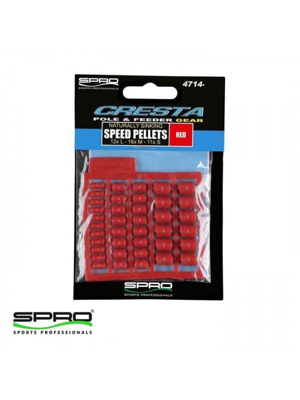 D. SPRO Cresta Speedpellet Kırmızı 12L+16M+11S…