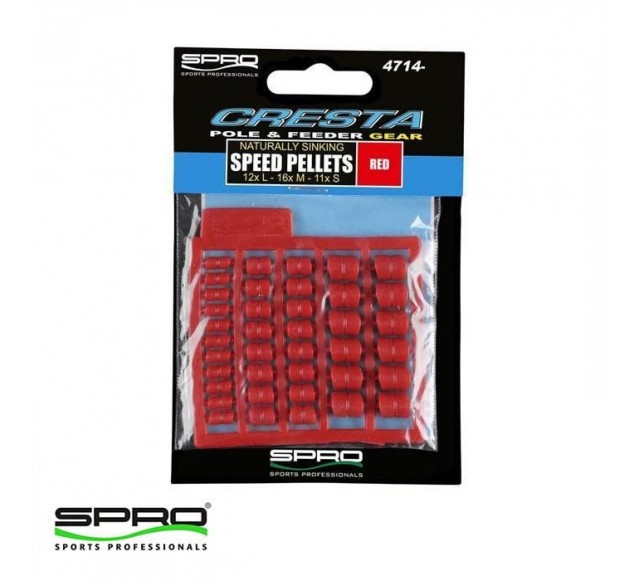 D. SPRO Cresta Speedpellet Kırmızı 12L+16M+11S…