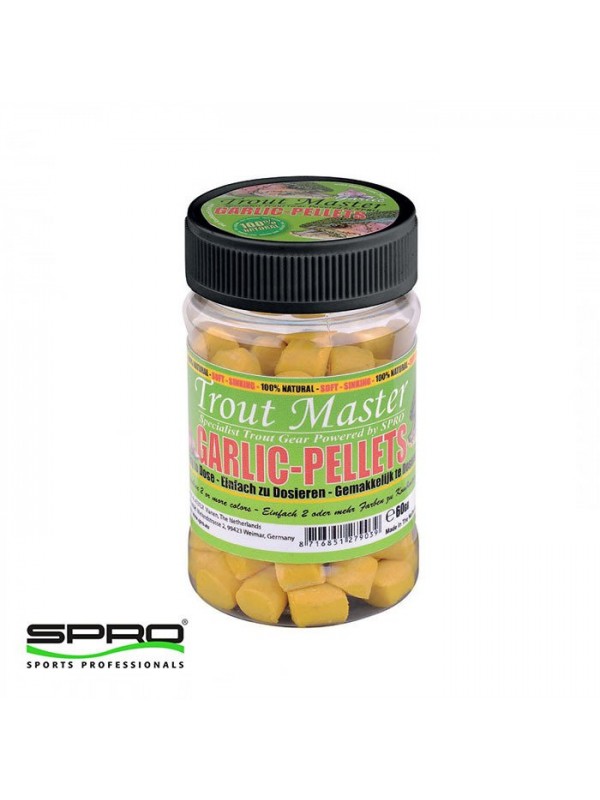 SPRO TM Garlic-Pellets 60G Sarı Alabalık Yemi…