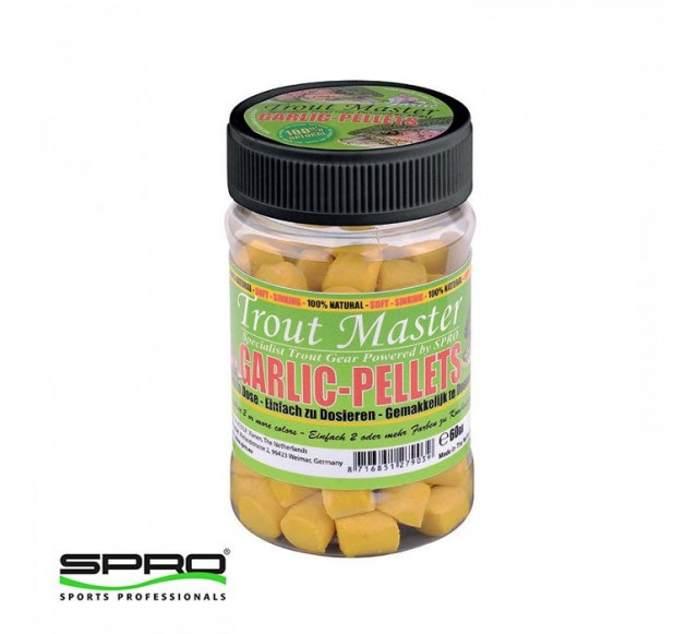 SPRO TM Garlic-Pellets 60G Sarı Alabalık Yemi…